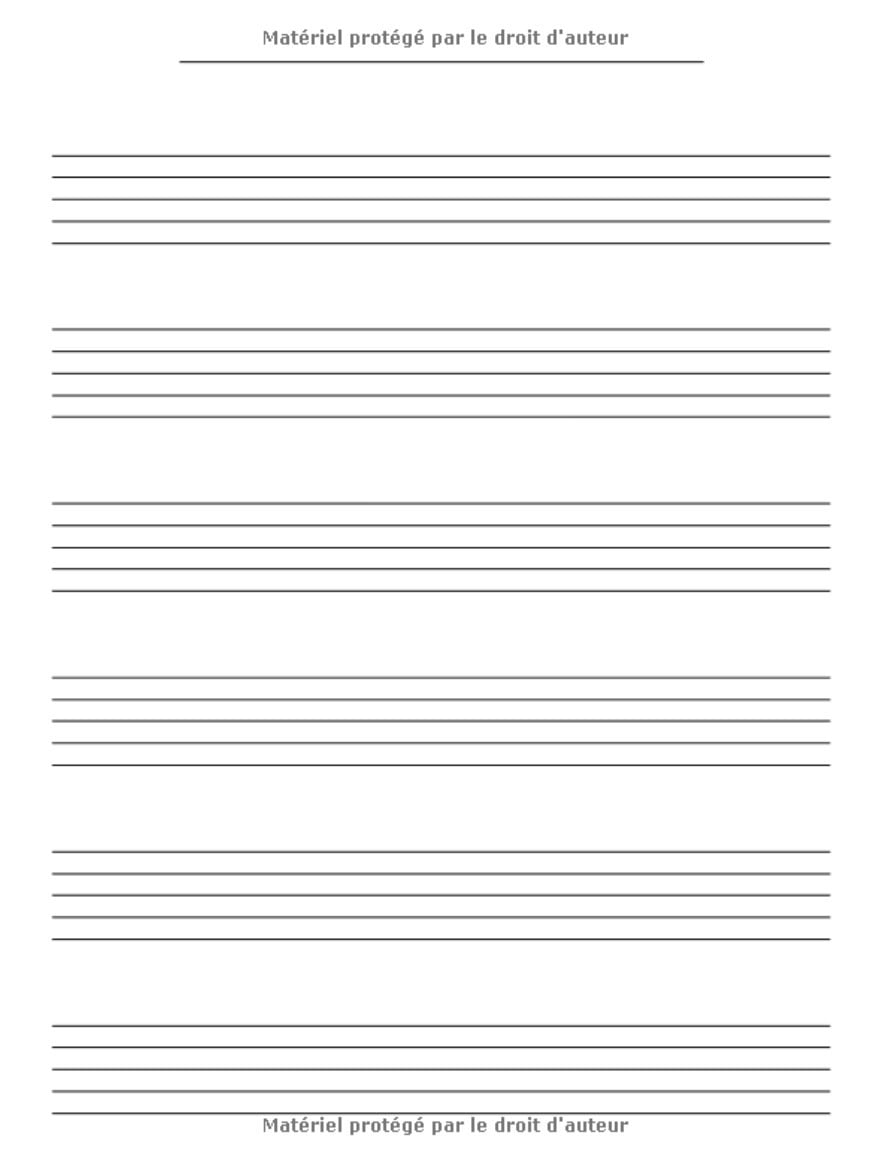 Cahier De Musique : Carnet De Partitions Licorne | 6 Grosse Portées | Format A4 | 110 Pages
