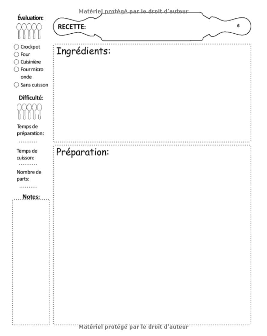 Mes Recettes : Carnet pour 145 recettes à compléter - 150 pages Format 20.32 x 25.4 cm
