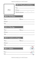 CARNET LIAISON NOUNOU : cahier de transmissions nounou parents pour faciliter la communication au quotidien - 100 pages - format 15 x 22 cm