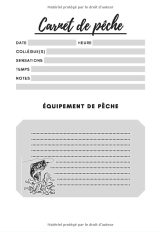 Carnet de pêche : Carnet de pêche à compléter - Idéal pour prendre des notes - Journal de bord - 140 pages au format 18 x 25 cm