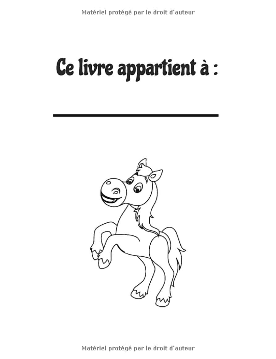 Livre de Coloriage Enfant Les Animaux de la Ferme - à partir de 4 ans - 32 Coloriages - Format A4