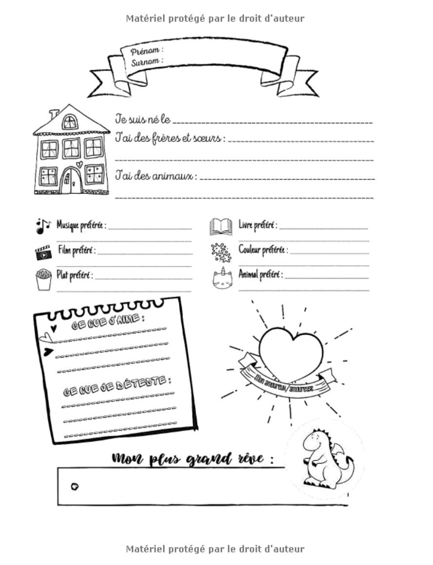 Cahier des copains carnet souvenir à remplir avec tes amis: Carnet secret | Journal à compléter garçon | Format 21X27 cm | 43 pages