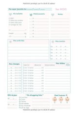 CARNET DE SUIVI BÉBÉ - Journal de bord de bébé - 90 Jours à remplir, du 1er jour à la maternité jusqu'à 3 mois - 93 pages Format 18 x 25 cm