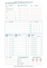 CARNET DE SUIVI BÉBÉ : Cahier de liaison Parents/Nounou - 200 jours à remplir - 202 pages Format 18 x 25 cm