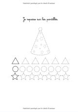 J'apprends à tracer formes boucles courbes lignes 3 à 5 ans - 111 pages Format A4