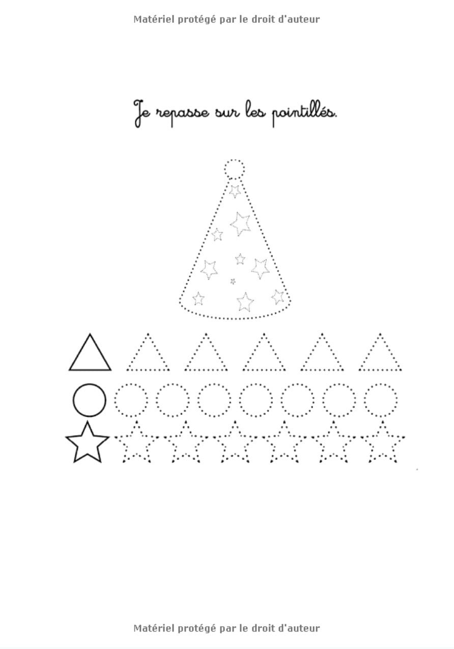 J'apprends à tracer formes boucles courbes lignes 3 à 5 ans - 111 pages Format A4