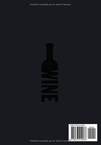 Carnet Dégustation des Vins - 100 fiches à remplir | Bonus : Lexique sur les bases de la dégustation | 17.78 x 25.4 cm