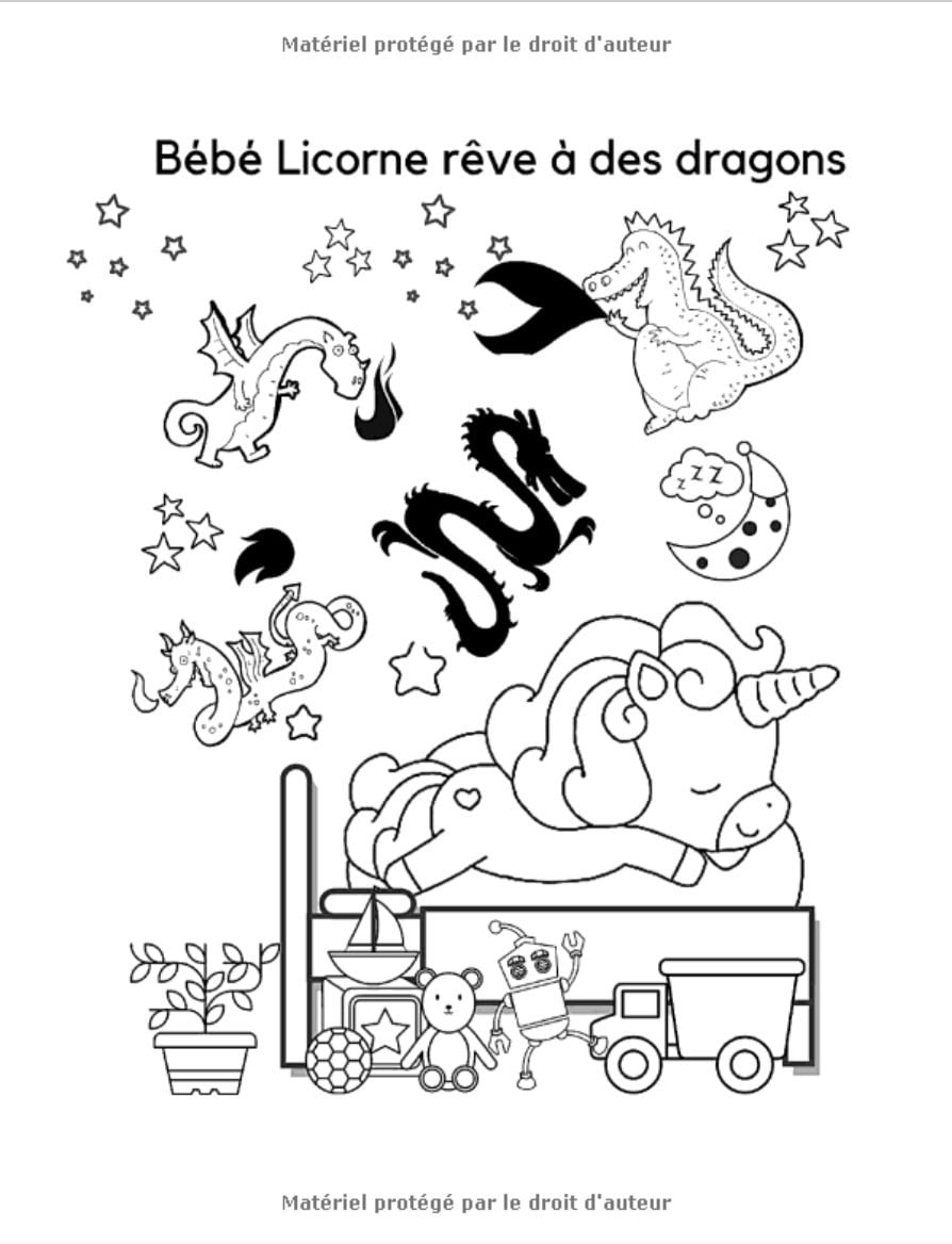 Licorne - Livres de coloriages pour les enfants de 4 à 9 ans: Grand format A4 - Cadeau parfait pour les enfants