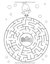 Pâques : Livre d'activités pour enfants de 3 à 10 ans - labyrinthes, jeux, coloriages - 100 pages Format A4