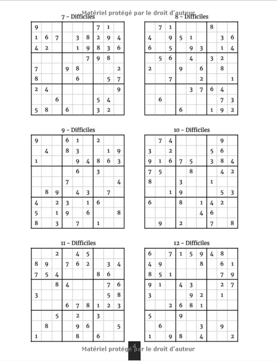 1000 Sudoku Adulte Difficile + Expert + Diabolique : Sudoku Niveau Extrême, 1000 Grilles Sodoku - 21,5 x 28 cm - 212 pages