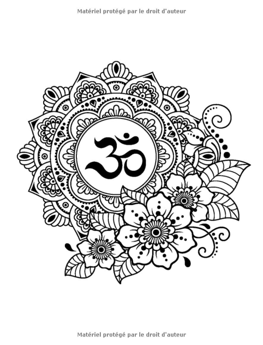 Mandalas Zen - Livre de coloriage anti-stress pour adultes : 60 magnifiques Mandalas pour adultes à colorier - 121 pages Format A4