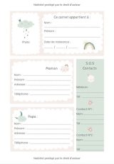 CAHIER DE LIAISON NOUNOU : Carnet de liaison parents/nounou GRAND FORMAT - Journal de bord de bébé - 100 pages Format 18 x 25 Cm