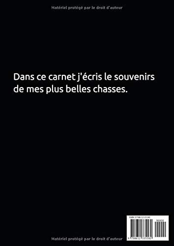Mon carnet de vénerie : carnet de chasse pour passionnés de chasse à courre - 100 pages Format A4