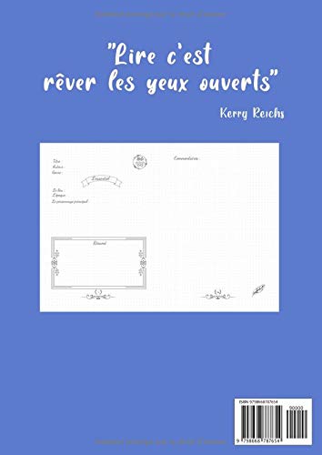 Carnet de lecture vierge à remplir : Journal de lecteur | cahier pour garder une trace de ses lectures - 110 pages Format A4