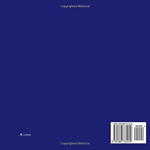 Livre d'or - 100 PAGES, 21.59 x 21.59 cm, Couverture Bleu