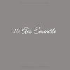 10 Ans Ensemble : Livre d'Or 10 Ans Ensemble Anniversaire de Mariage Noces d'étain - 100 pages Format 21,5 x 21,5 cm