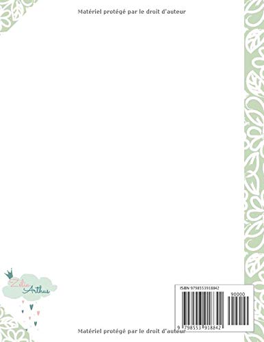 CAHIER DE LIAISON PARENT - ASSISTANT(E)-MATERNEL(LE) - CRECHE - MAM : 1 AN DE SUIVI - 94 pages Format 17 x 22 cm