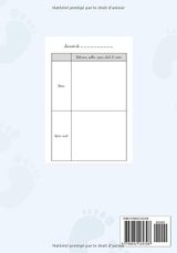 Carnet de liaison nounou - journal de liaison parents / nounou - Petit format - 101 pages Format 18 x 25 cm
