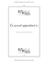 Cahier de musique : Cahier de partitions - Grosses lignes épaisses 7 portées -100 Pages 21 X 28 cm