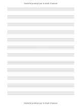 Cahier de musique: Carnet de partitions - Papier manuscrit - 12 portées par page - 108 pages - Grand format A4