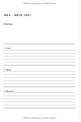 L'Agenda D'une Super Maman : Agenda 2021 Semainier Annuel - Janvier 2021 à Décembre 2021 - 142 pages Format 15 x 22 cm