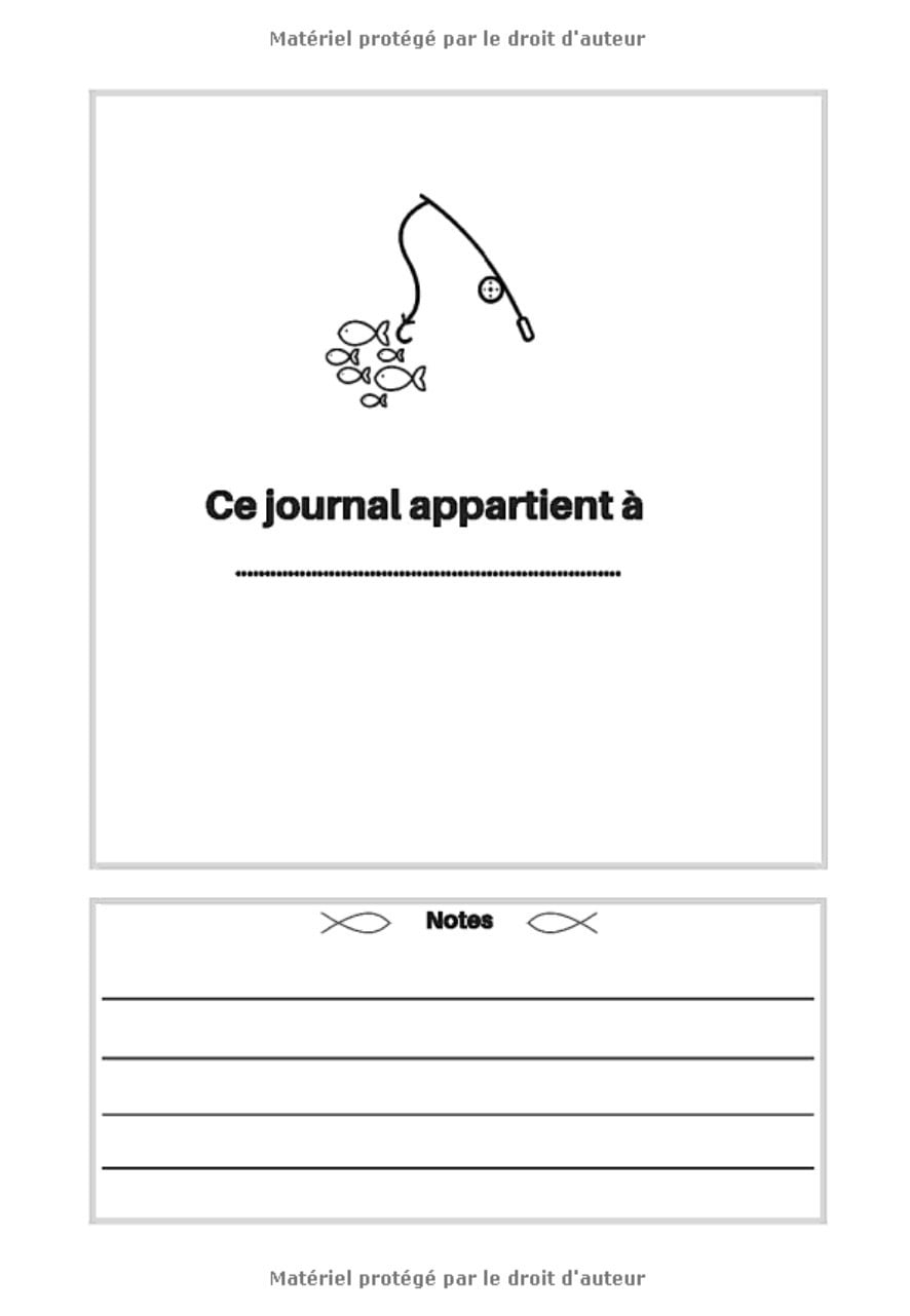 Mon Premier Carnet de Pêche : Carnet de pêche à remplir pour enfant | Cahier de suivi pour faire comme papa | Journal de bord du jeune pêcheur | 43 pages Format 18 x 25 cm