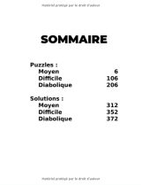 Livre de Sudoku Adulte Grand Format - 1 Puzzle par jour pendant 10 ans - 3650 grilles - Moyen Difficile Diabolique - 434 pages Format 21,5 x 28 cm