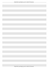 Mon Cahier de Musique : Cahier de Musique et Chant Grand Format 21 x 29,7cm (A4) - 100 pages - Interieur Seyes Grands Carreaux et Portees de Musique