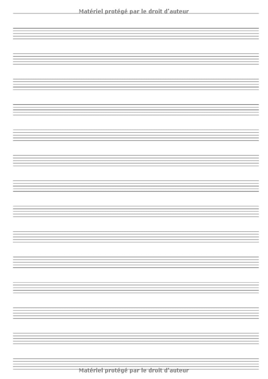 Mon Cahier de Musique : Cahier de Musique et Chant Grand Format 21 x 29,7cm (A4) - 100 pages - Interieur Seyes Grands Carreaux et Portees de Musique
