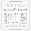 25 ans de mariage ~ Noces d'Argent : Livre d'or pour la fête du 25e anniversaire de mariage - 82 pages Format 21,5 x 21,5 cm