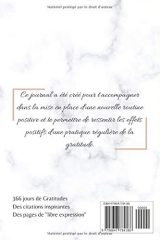 Mon journal de GRATITUDE chaque jour est une opportunité : Carnet de GRATITUDE à remplir, 366 jours de gratitude - 153 pages Format 15 x 22 cm