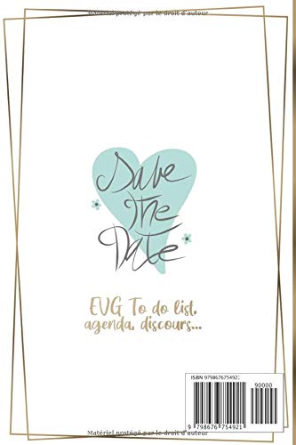 Petit guide (de survie) du témoin du marié : Pour se préparer et ne rien oublier - EVG, To do list, Agenda, discours... | 35 pages Format 15 x 22 cm