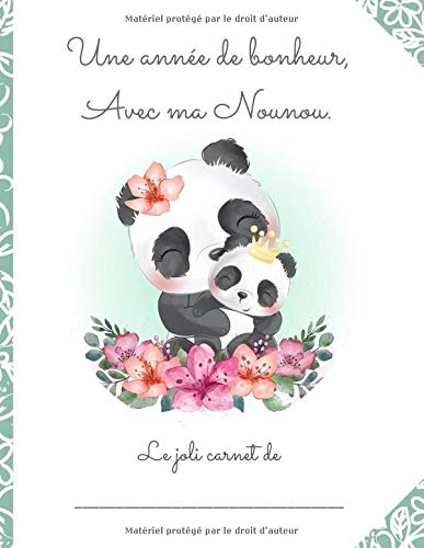 CARNET DE LIAISON NOUNOU/PARENTS - DURÉE 1 AN : Cahier de transmission entre parents et assistante-maternelle - 272 pages Format 21,5 x 28 cm