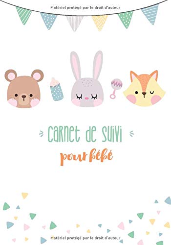 Carnet de suivi pour bébé : Journal de bord pour bébé , Cahier de suivi maternel - 120 pages Format 18 x 25 cm