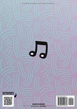 Cahier de musique avec portées et annotations pour composition musicale - solfège - partitions - 48 pages - Grand format A4