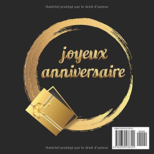 Livre d'or 20 ans : Livre pour l’Anniversaire à Personnaliser. 108 Pages pour les Félicitations, Encouragements. Registre pour Cadeaux. Format 21 x 21 cm