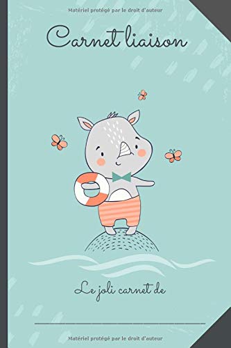 CARNET LIAISON NOUNOU : cahier de transmissions nounou parents pour faciliter la communication au quotidien - Journal de bord de bébé - 100 pages Format 15 x 22 cm