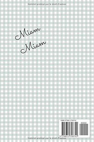 Carnet de recettes à remplir pour enfant - 100 pages Format 15x22cm