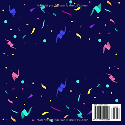 Joyeux Anniversaire ~ 50 ans : Livre d'Or pour le 50ème anniversaire - 50 ans décoration & cadeau d'anniversaire pour homme ou femme - 82 pages Format 21,5 x 21,5 cm