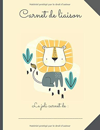 CAHIER LIAISON NOUNOU : Cahier de transmission nounou/parents pour faciliter la communication au quotidien - 50 Journées d'accueil pré-remplies: 103 pages 18 x 22 cm