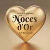 50 ans de mariage ~ Noces d'Or ~ Livre d'Or : Décoration pour la fête du 50e anniversaire de mariage - 82 pages Format 21,5 x 21,5 cm