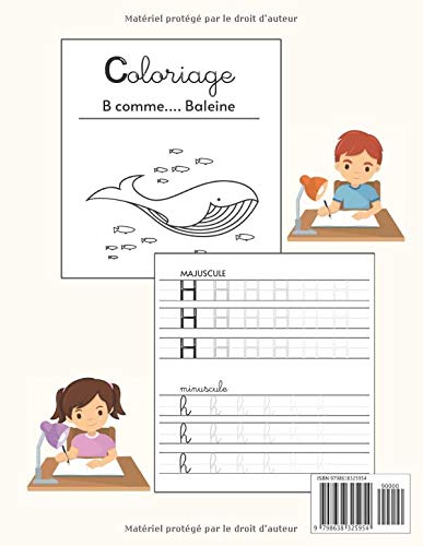 Cahier d'écriture cursive : maternelles et CP - alphabet majuscule et minuscule - 120 pages