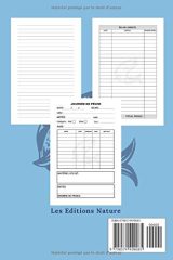 Carnet de Pêche : 100 fiches "Journée de Pêche" à remplir - avec notes et fiche Bilan annuel de prises - 110 pages Format 15 x 22 cm