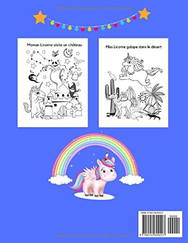 Licorne - Livres de coloriages pour les enfants de 4 à 9 ans: Grand format A4 - Cadeau parfait pour les enfants