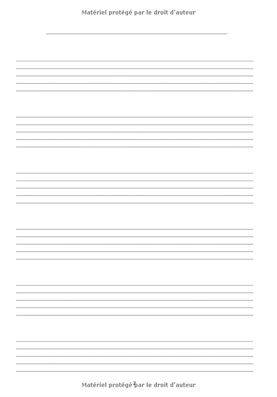 Cahier De Musique Licorne : Papier Manuscrit 6 Grosse Portées - Format A4 - 108 Pages