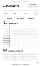 MES PRODUITS MÉNAGERS NATURELS : CARNET DE 50 RECETTES - Format 12x20 cm