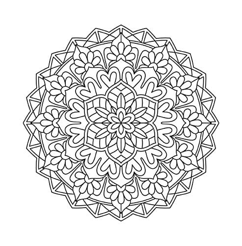 Mandala enfant: Livre de coloriage pour enfants avec des mandalas amusants, faciles et relaxants - 65 pages Format 21,5 x 21,5 cm