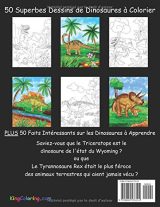 Livre De Coloriages Dinosaures Pour Enfants - 105 pages Format A4