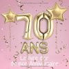 70 ans Le livre d'or de mon Anniversaire : Un livre d'or de la fête du 70e anniversaire - 100 pages 21 x 21 cm