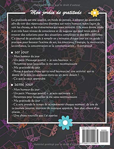Journal de Gratitude : Carnet de Reconnaissance pour enfants I Boostez votre estime en 5 minutes Grâce à ce rituel bien-être I 120 pages Format 18 x 25 cm